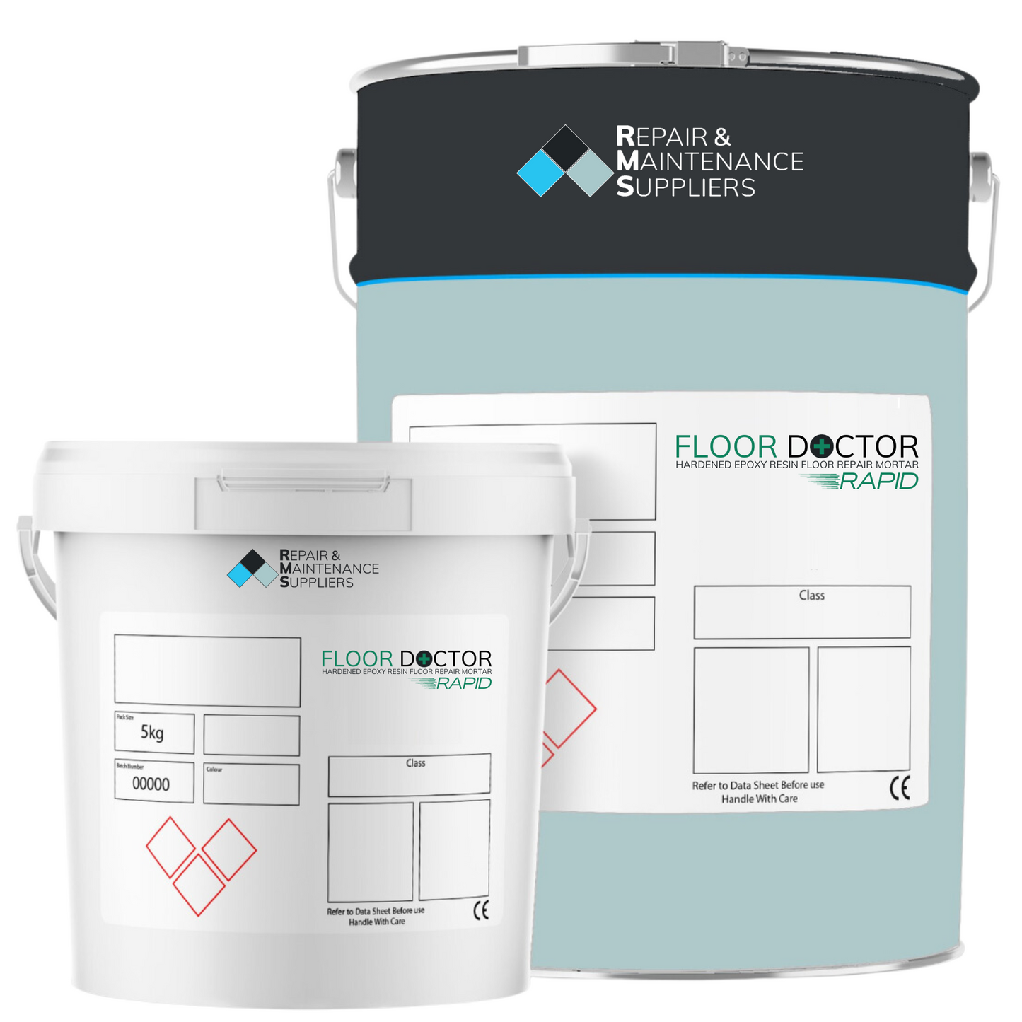 Floor Doctor Rapid | 2 Pack Epoxy Resin Fast Repair Mortar for Concrete Floors