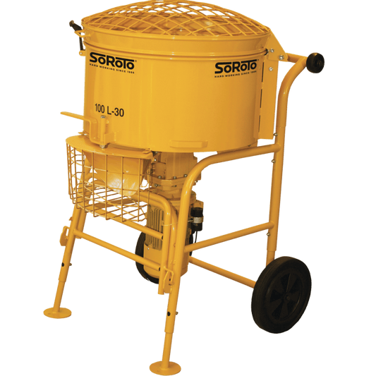 SoRoTo Mixer | 100L, 120L & 200L Resin Bound Forced Action Mixers