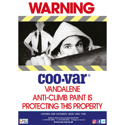 Coo-Var Vandalene Signs