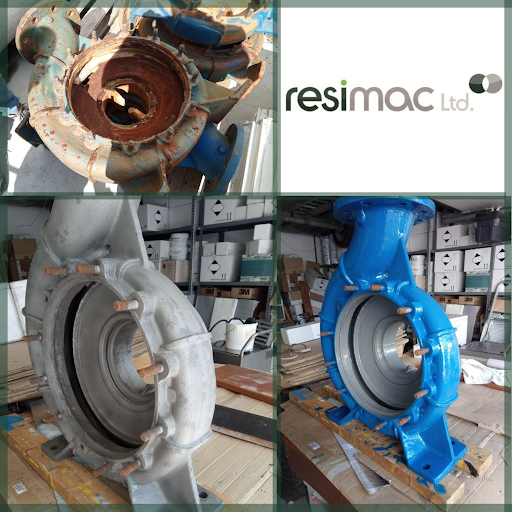 Resimac 202 Ceramic Repair Fluid | 2 Component Solvent Free Ceramic Filled Epoxy Fluid For Abrasive Environments