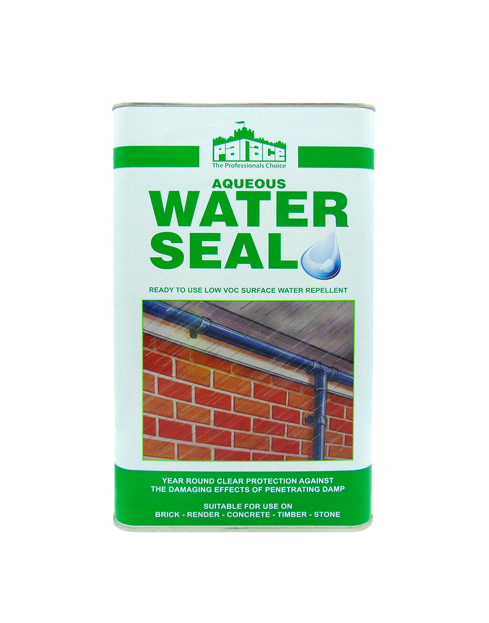 Palace Aqueous Waterseal Tin | Water Based Emulsion Of Silicone Resins