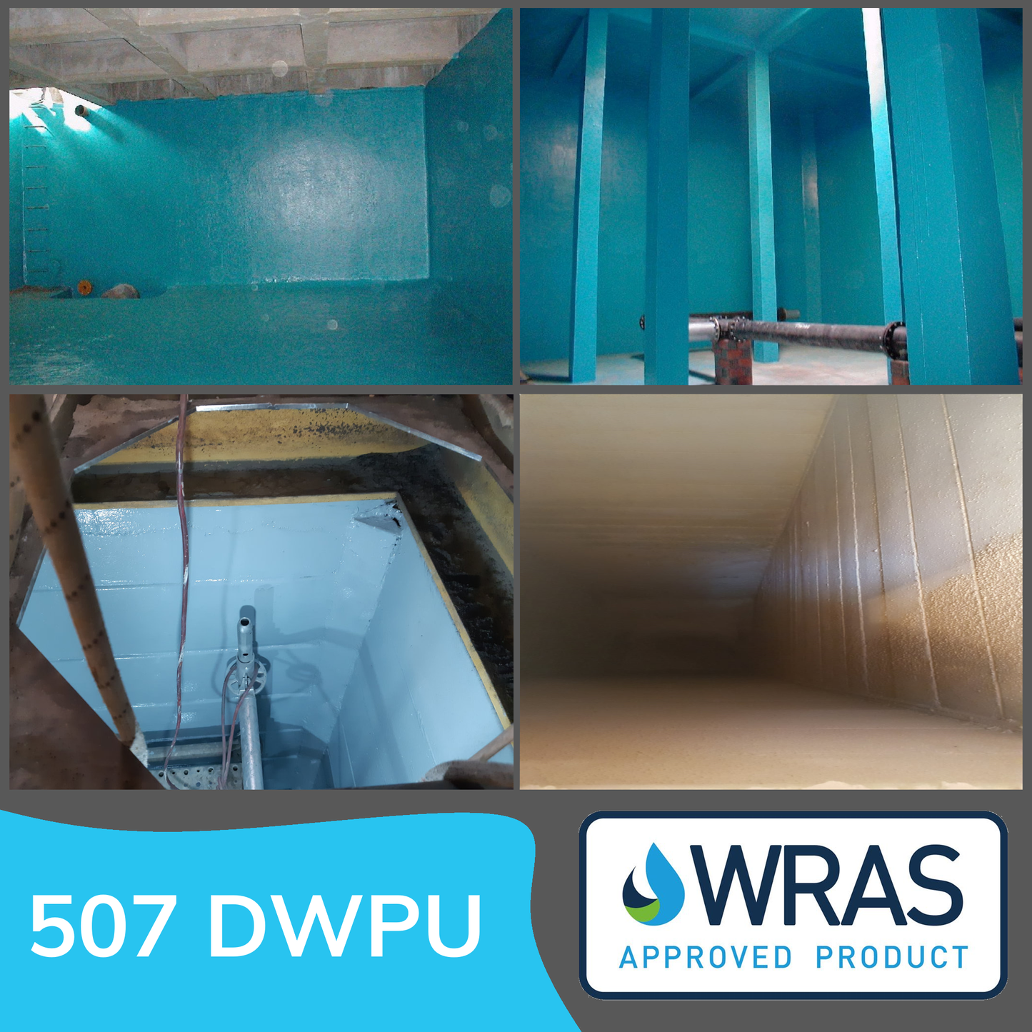 Resichem 507 DWPU | WRAS Approved Steel & Concrete Long Term Chemical & Corrosion Coating