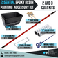 Essential Accessory Kit | Epoxy Resin Floor Painting Pack for 2 & 3 Coats