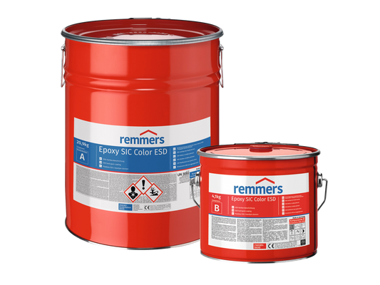 Remmers Epoxy SIC Color ESD | ESD Hard Grain Coating