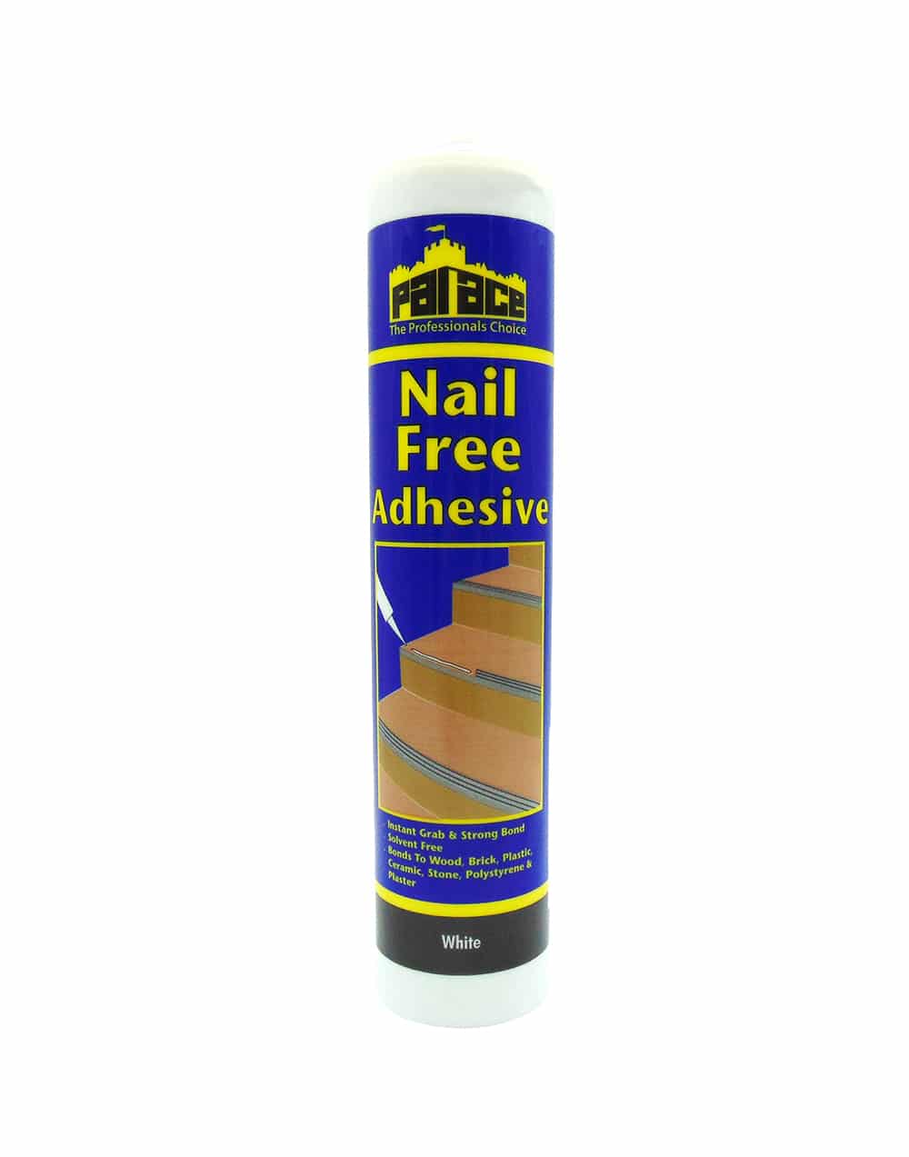 Palace Nail Free Panel Adhesive | One Component, Cartridge Applied, Emulsion-Based Adhesive Compound