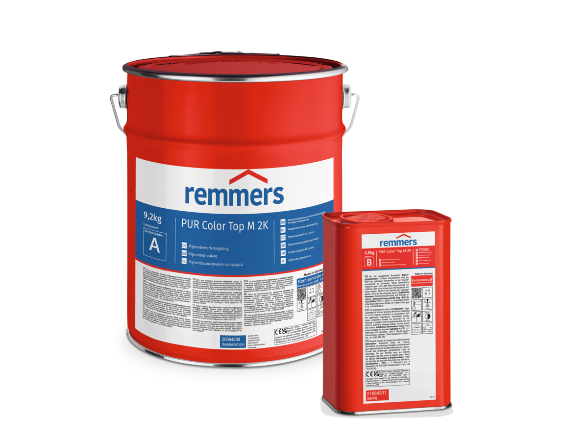 Remmers PUR Color Top M 2K | Pigmented, Matt Sealant