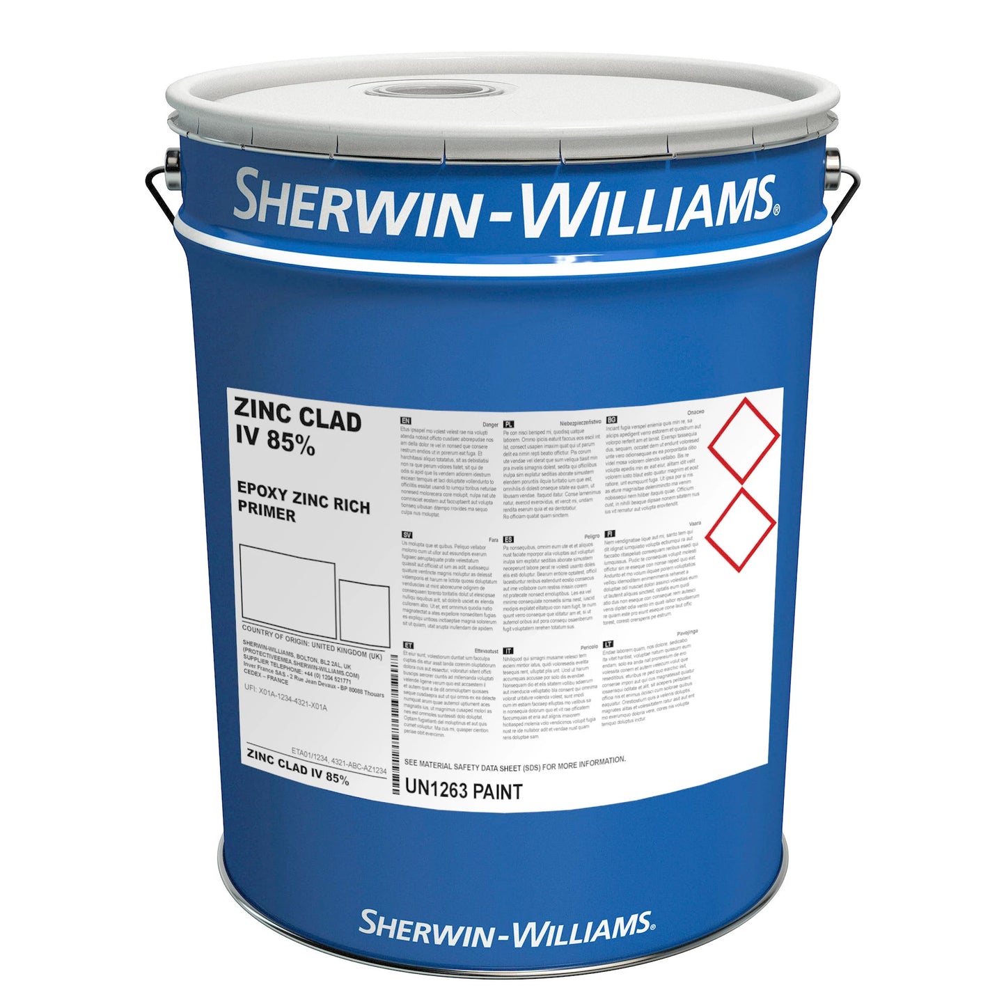 Sherwin-Williams Zinc Clad IV 85%