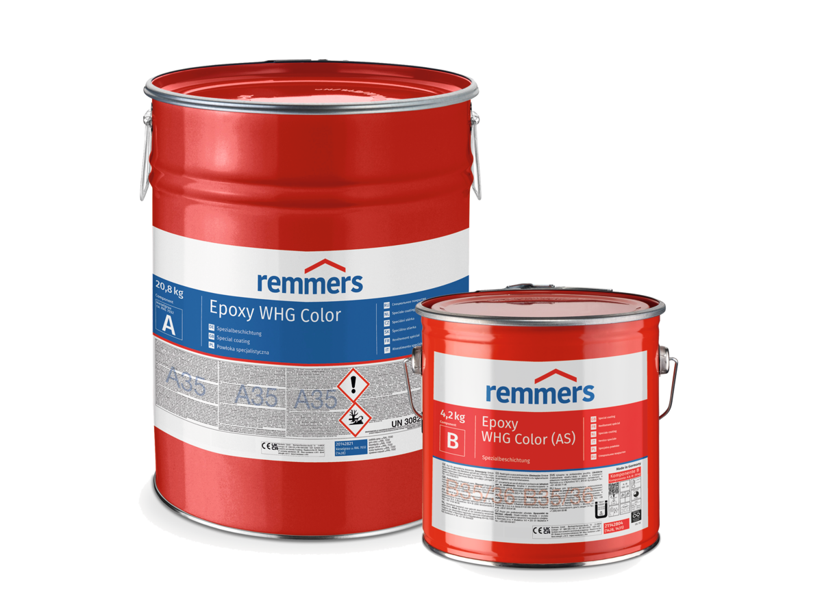 Remmers Epoxy WHG Color AS | Dissipative, Chemically Resistant, Crack-bridging Coating