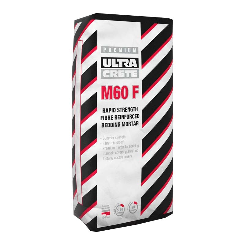 Instarmac UltraCrete M60 F | Rapid Strength, Fibre Reinforced Bedding Mortar