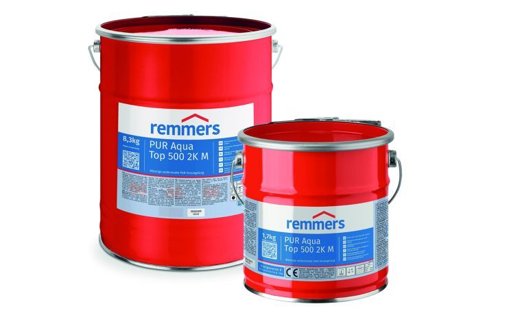 Remmers PUR Aqua Top 500 2K M | Transparent, Silk Matt Sealant
