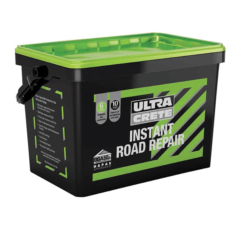 Instarmac UltraCrete Instant Road Repair 6mm Bucket | Cold Lay Asphalt Concrete