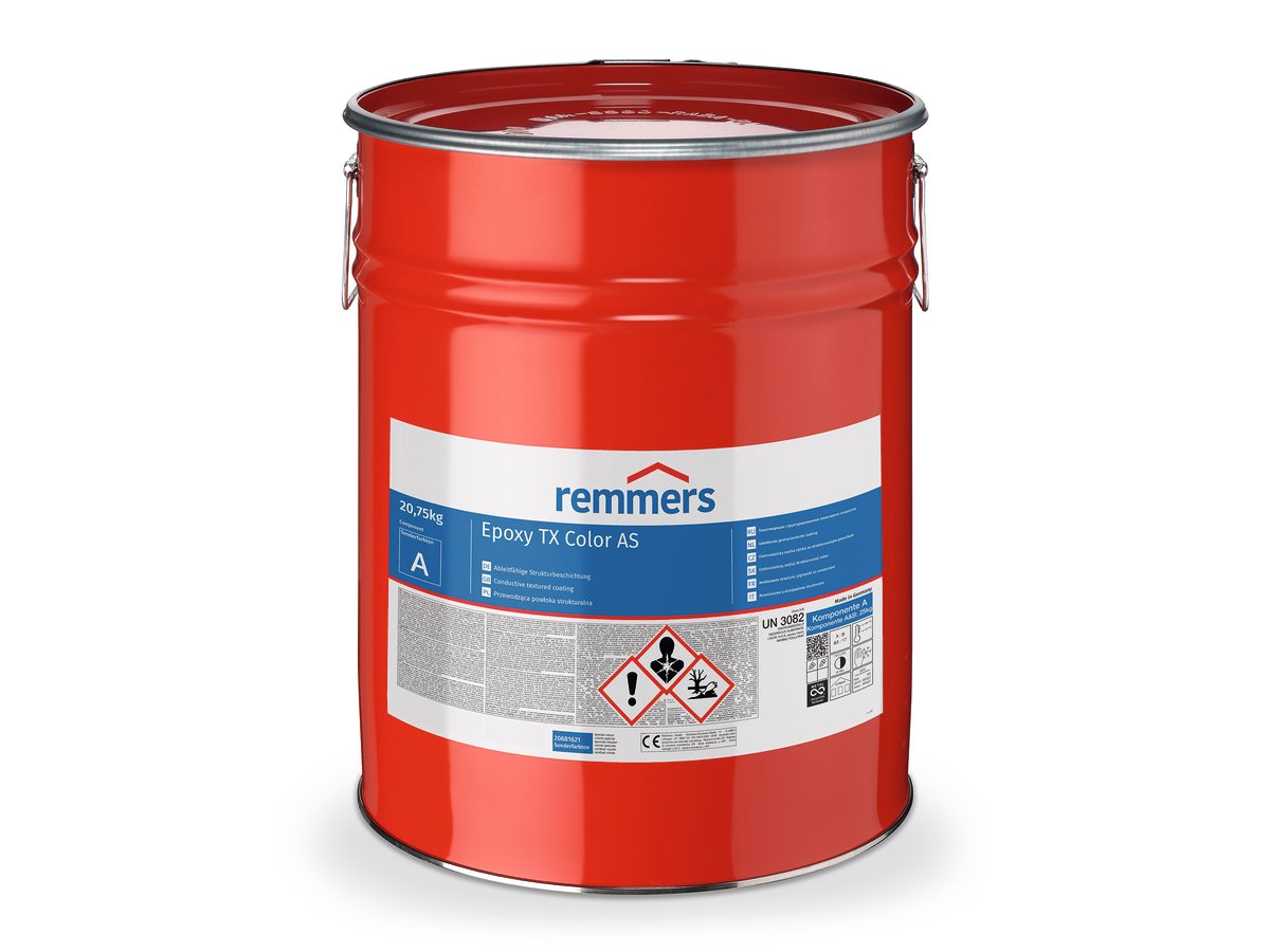 Remmers Epoxy TX Color AS | Pigmented, Conductive Textured Coating