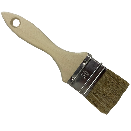 2" / 50mm Wooden Handle Paint Brush