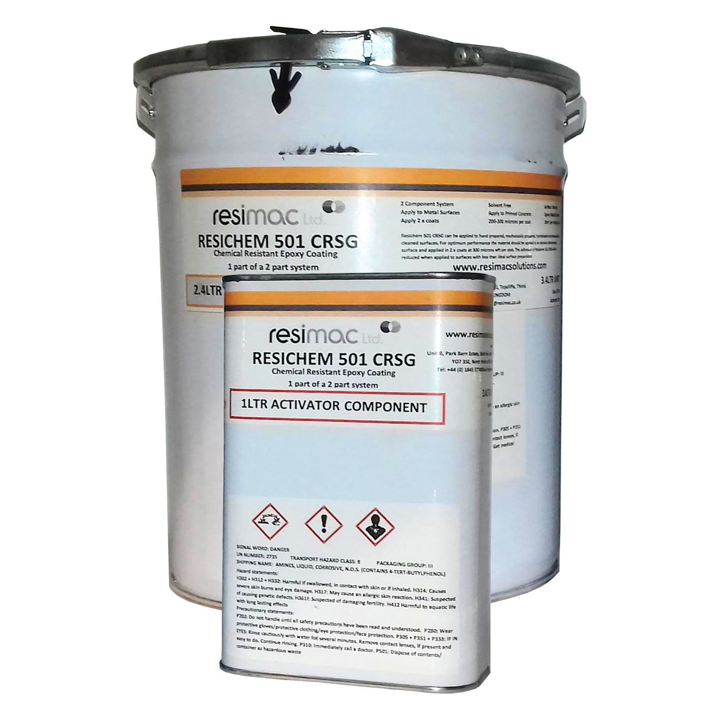 Resichem 501 CRXL | Steel & Concrete Long Term Chemical & Corrosion Protection