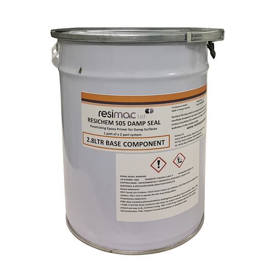 Resichem 505 Damp Seal | Epoxy primer for Green or Wet Concrete Surfaces