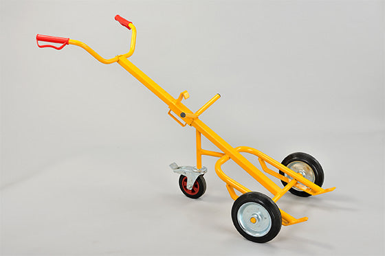 Heavy Duty 210L Steel Drum & Barrel Trolley | 400KG Capacity