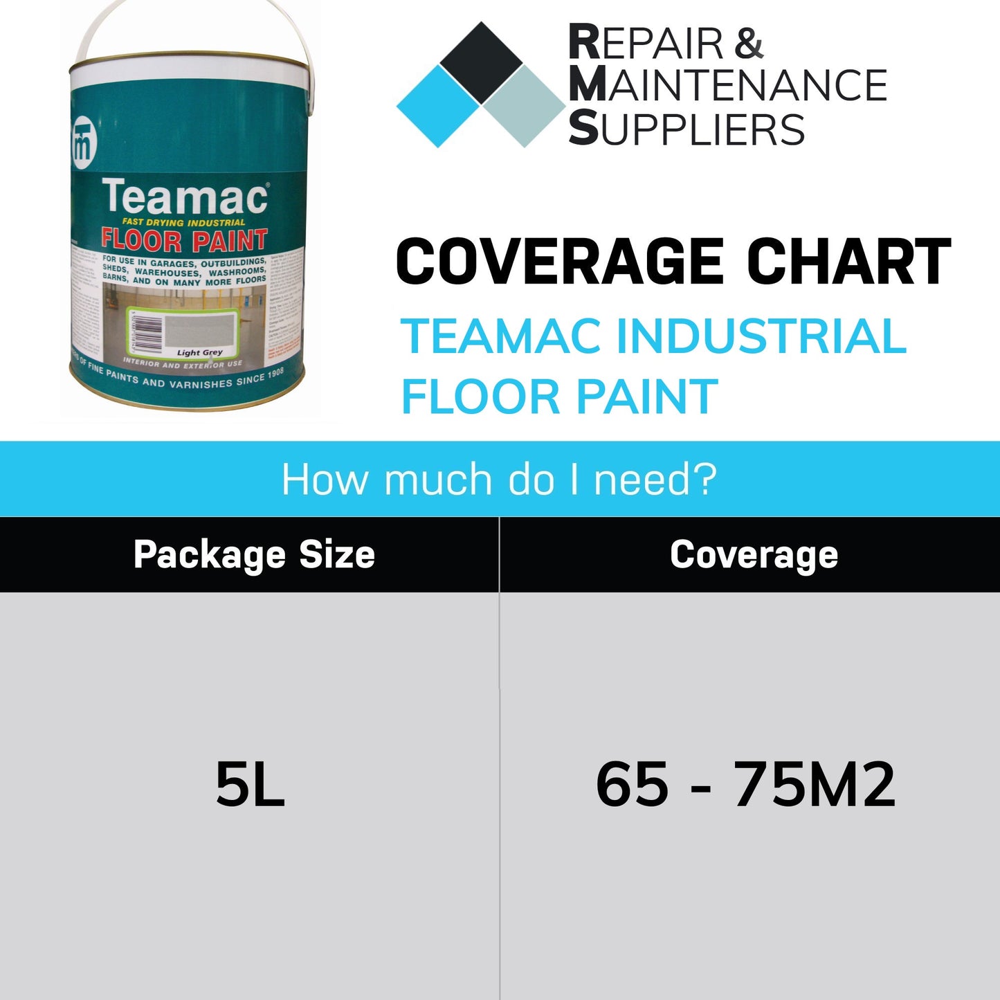 Teamac Fast Drying Industrial Floor Paint