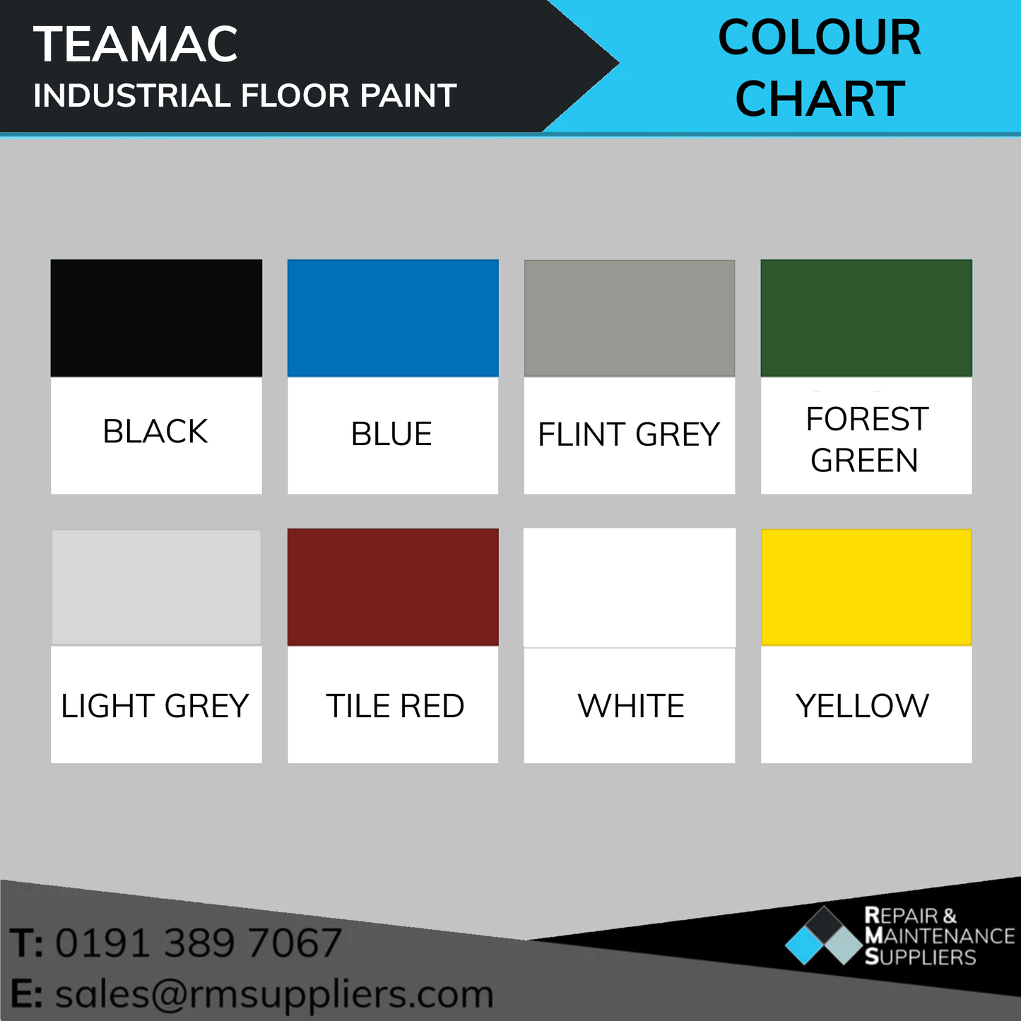 Teamac Fast Drying Industrial Floor Paint