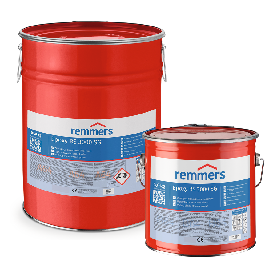 Remmers Epoxy BS 3000 SG | Water-based, Pigmented, Silk-gloss Sealant