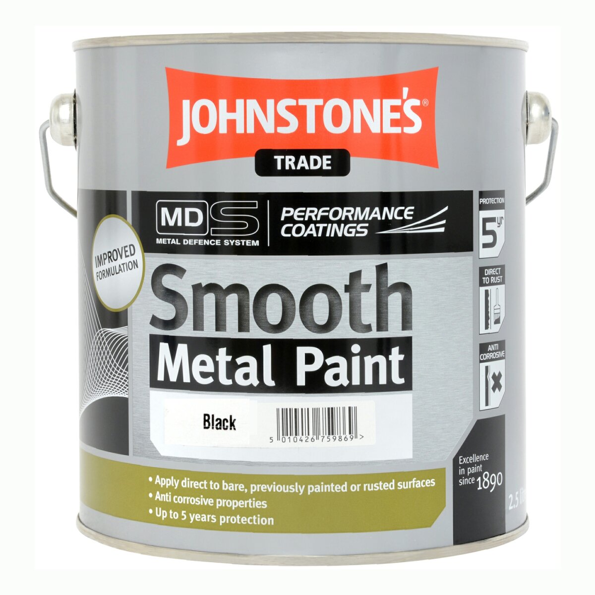 Johnstone's Anti-Corrosive Smooth Metal Paint | Primer + Top Coat in one
