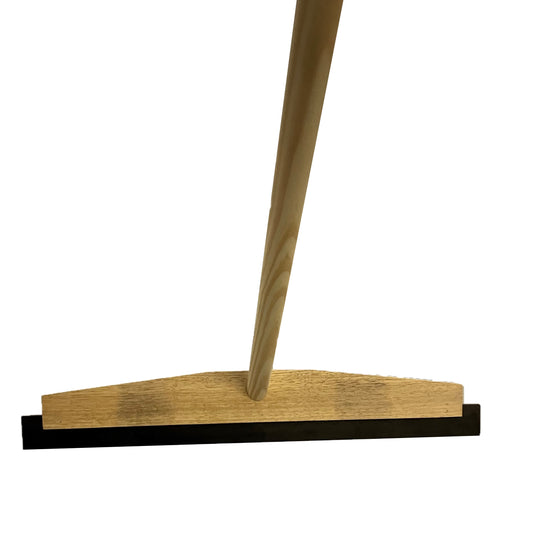 24" Wooden Squeegee with Strong Rubber Head